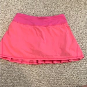 Pink Lululemon skirt